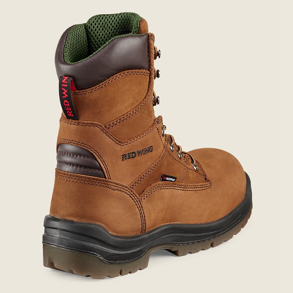 Bottes de Sécurité Red Wing - King Toe® - 8-Inch Insulated Waterproof Toe - Marron - Homme 357FJQPUA